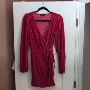 Lulus Wrap Mini Dress